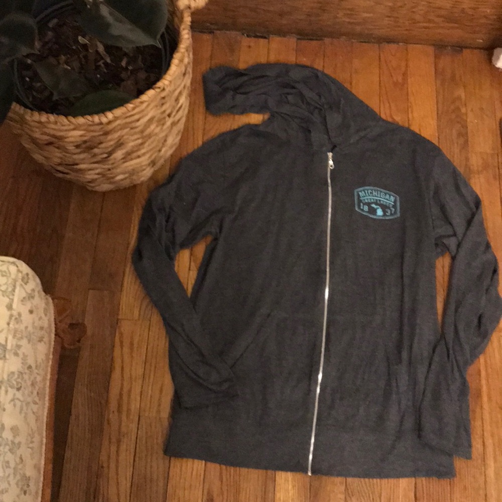 Michigan Great Lakes Zip Hoodie XL